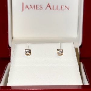 James Allen 0.25 CTW NATURAL diamond studs